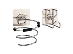 Suporte para Secador de Cabelo, Gancho, Cabides, Prateleir A, Cabelo Espiral, GOKOCO