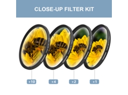 Kit De Filtros De Primeiro Plano Para Lentes Macro Canon, Nikon, Sony, Filtros De Aproximação