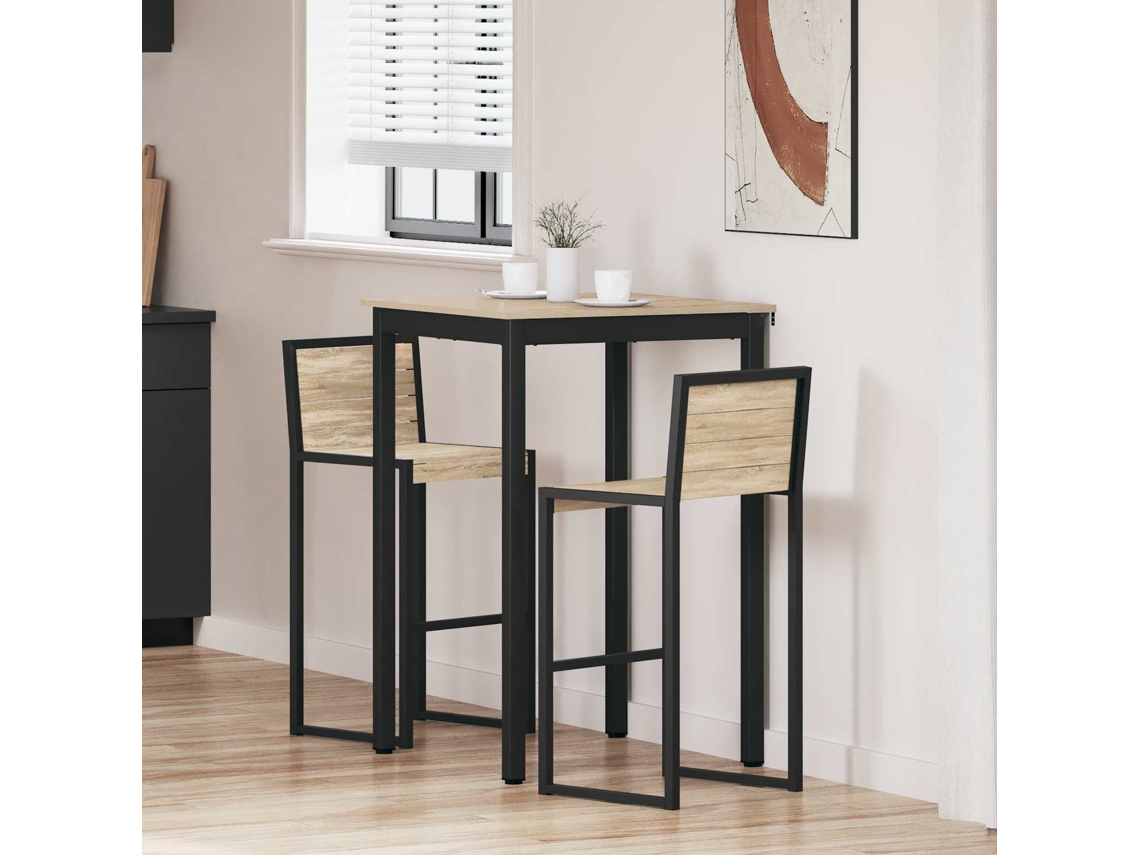 Vidaxl Mesa de Bar em Pé Madeira Processada