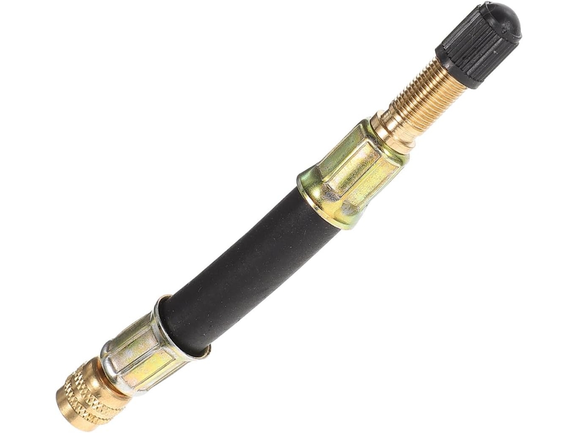 Extensão Flexível Para Válvula De Pneu Com Câmara Dupla, Compatível Com Extensão Rápida.