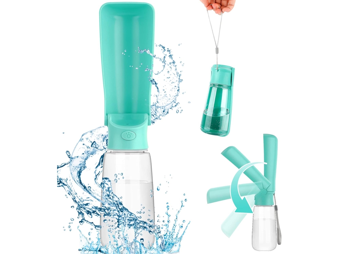 Garrafa Portátil Com Dispensador De Água, Capacidade 550 Ml, Dobrável, Para Viagens E Atividades Ao Ar Livre