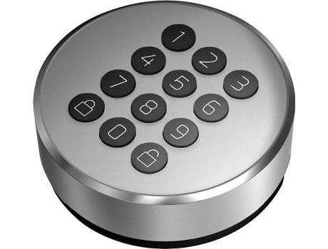 Painel numérico DANALOCK  Danapad Cinza — Memória  20 códigos | Bluetooth