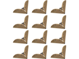 12 Peças Moedas De Proteção Em Metal Creux Couleur Bronze Antigo Para Álbuns E Carnetas Scrapbooking