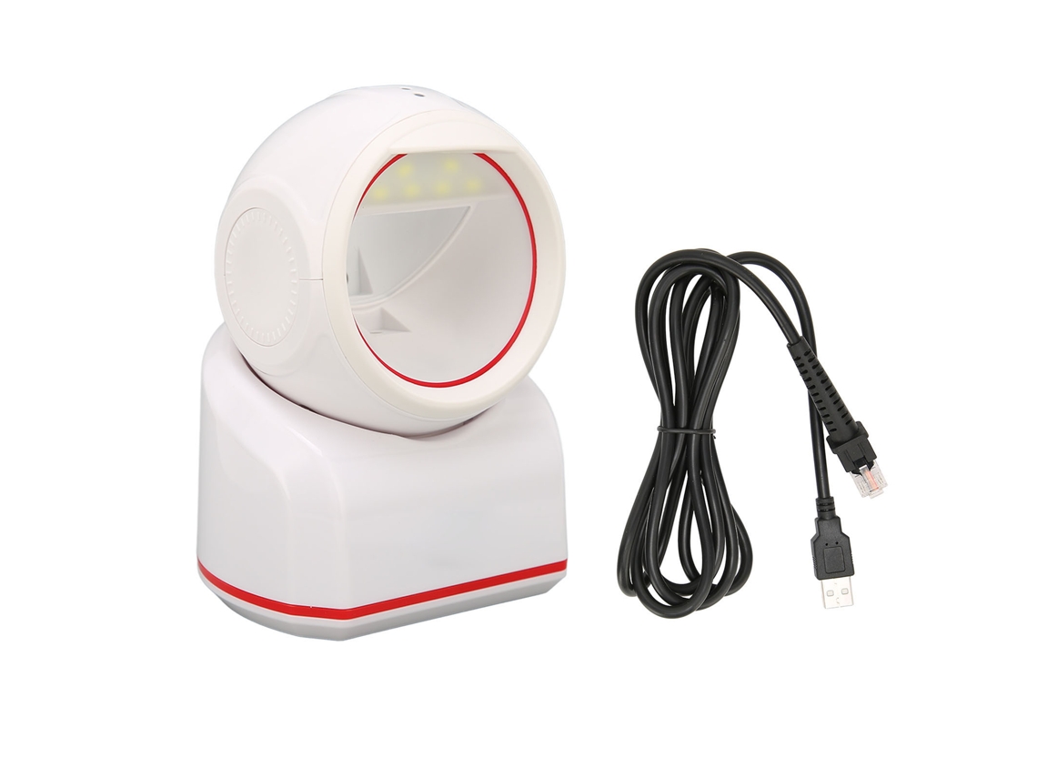Escáner De Códigos De Barras Usb 1d 2d Omnidireccional Para Pantallas De Ordenador Y Teléfono
