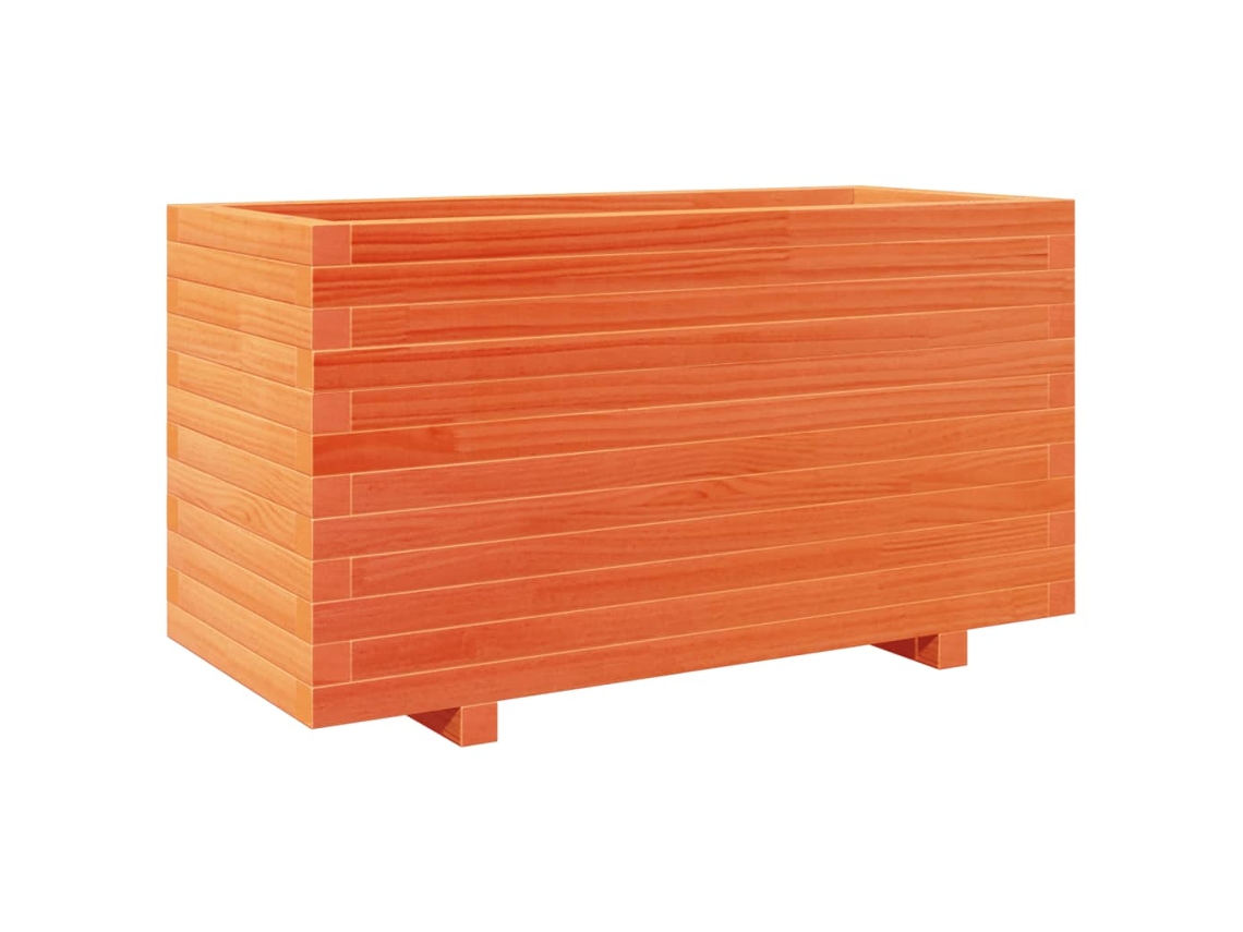 Garden Planter, Garden Planters Vidaxl Marrom Madeira De Pinho (90 X 40 X 49.5 Cm)