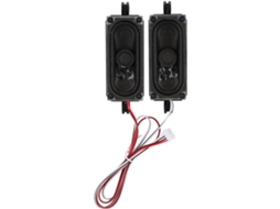 Aetheria 2pcs Alto falante Tv 4 Ohm 5w para Lcd Tv Reposição Caixa de Som Amplificador