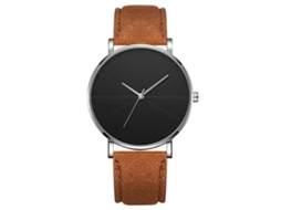 Reloj De Pulsera Analógico De Cuarzo Con Dial Redondo, Moda Simple Accesorio Joyería