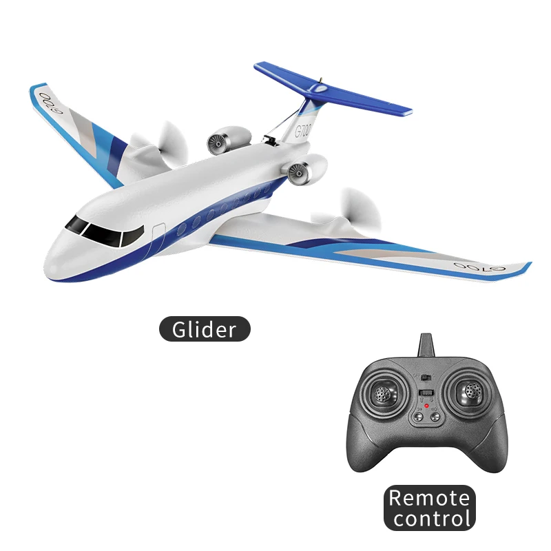 Avião de Controle Remoto Planador de Asa Fixa em Epp Modelo de Brinquedo Sem Fio MDUG