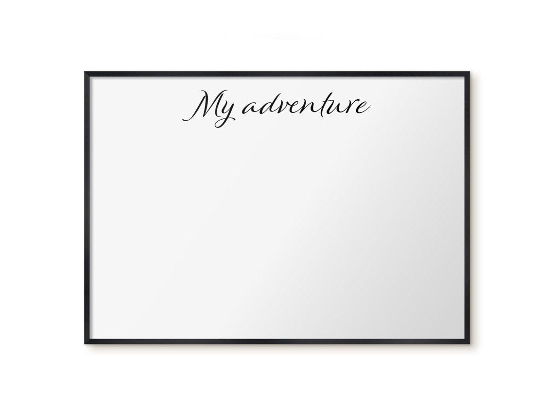 Magnetic Board For Wall My Adventure For The Bedroom Espelharte (100x70 Cm)