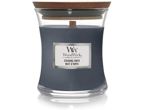 Sacola Woodwick Médio Ampulheta Noturna Couro Preto Multicolorido