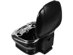 Cinzeiro De Carro Com Luz Led Preta, Plástico Inquebrável, Fumê, Mini