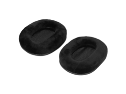 Almohadillas para auriculares ATH M50 M50X M40X M30 M40 SX1, espuma de franela negra | S/MARCA