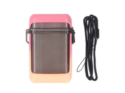 Funda Impermeable Para Tarjetas Y Badges Transparente Sellada Multifuncional Color Rosa Degradado