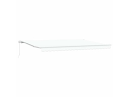 Toldo Retrátil MAISON EXCLUSIVE Branco 500 X 300 X 165 cm