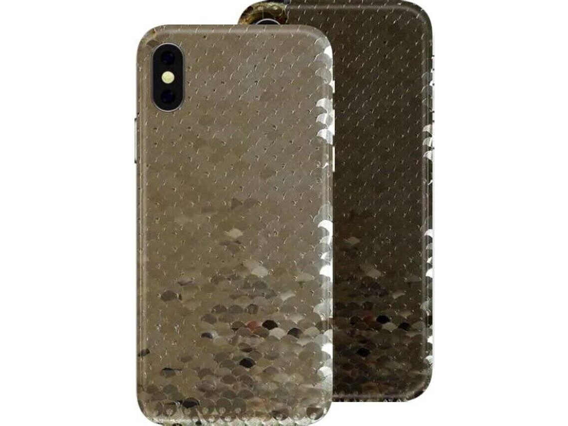 Capa iPhone XR BENJAMINS Pailettes Preto