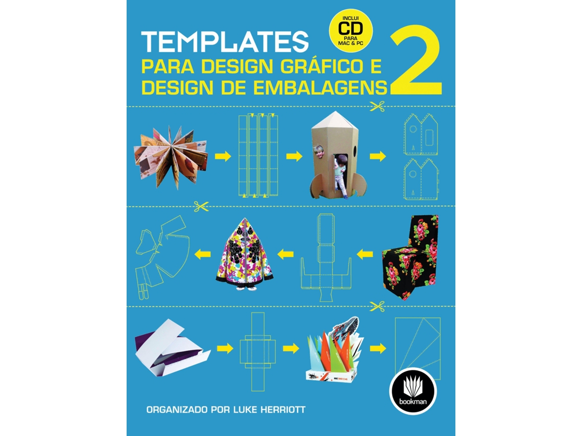Livro Templates Para Design Gráfico E Design De Embalagens