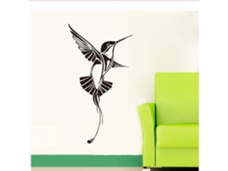 Adesivos de parede de beija-flor, decoração para casa, adesivos de parede em PVC de 33x60 cm, decoração decorativa para sala de estar, presentes criativos
