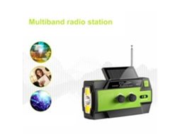 Rádio Emergência LAXISCREED Am/fm/noaa Solar Lanterna Sensor