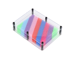 Mali brinquedo de Arte com Pinos 3d Plástico Colorido Quadro de Pinos Escultura Jogo Estimula Criatividade