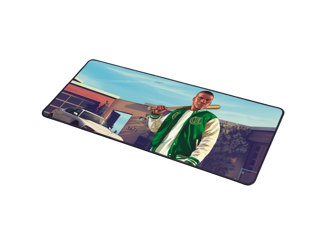 Mousepad Grand Theft Auto 90x40 Cm Jogos Brilvibera
