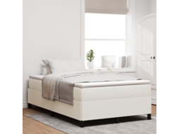 Cama Creme 120x200 Cm Tecido Corduroy