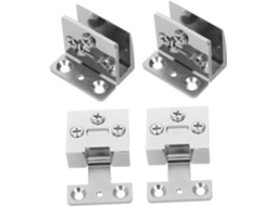Conjunto De 4 Dobradiças Aço Inoxidável Para Portas Vidro Temperado,