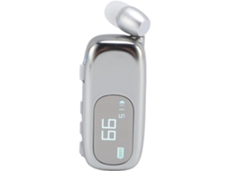 Casque Sans Fil Rétractable V5.4 Para Clipser Com Tela Lcd De Bateria, Écouteurs Stéréo Bluetooth