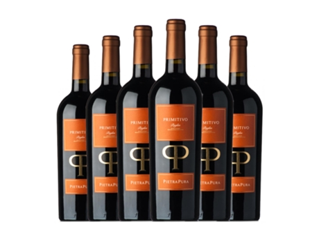 Vinho PIETRAPURA Primitivo Puglia (0.75 L - 6 Unidades)