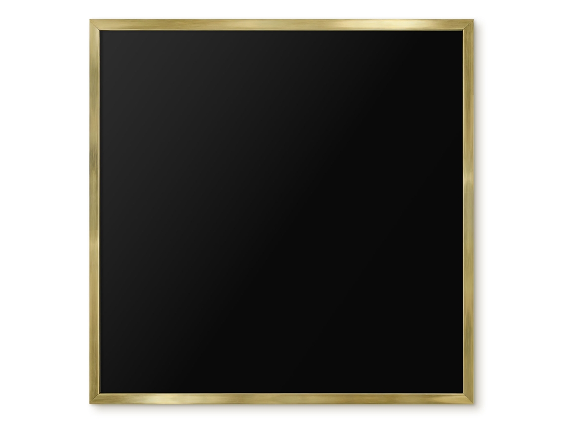 Magnetic Wall Board Light Mustard For The Office Espelharte (50x50 Cm)