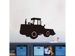 Salon Pelle Tracteur Adesivos Muraux Adesivos Muraux Auto-adhésif Art Mural Chambre Chambre D'enfants Décoration De La Maison 59 * 35cm