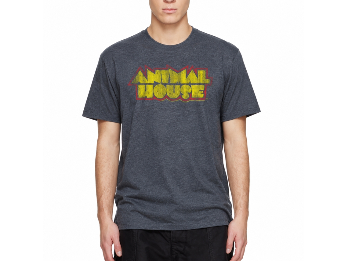 Rockinstone Animal House Movie House Fever Heather Navy Adult T-shirt Size:xl