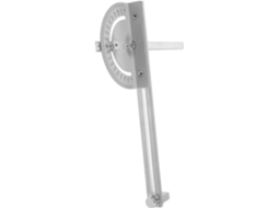 Guia De Esquadria De Precisão Para Serra De Mesa Em Metal Prateado.