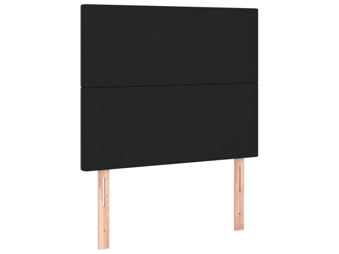 Cabeceira Preta 100x5x118/128 Cm Couro Sintético MAISON EXCLUSIVE