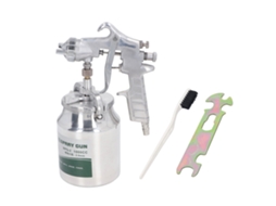 Pistola de pintura multifuncional de 1000cc em alumínio e aço inoxidável para pintura a ar.