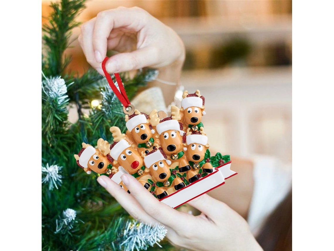 Laxiscreed Decoração De Natal Com Rena Personalizada Para Presentes E Ambientes Festivos