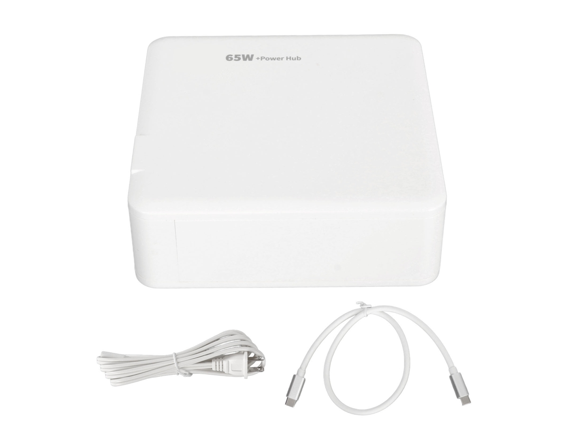Dock Charger Adapter PD 65W Mali com 5 Portas USB C e Interface RJ45 para Switch