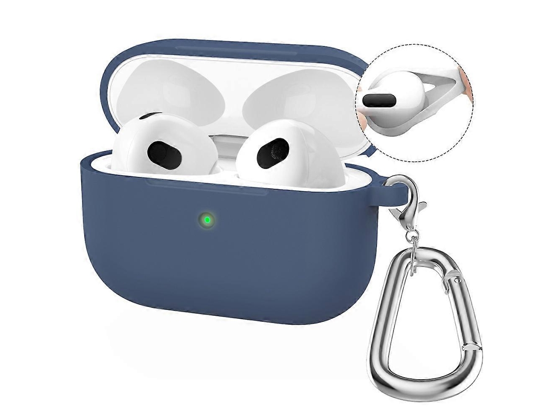 Capa De Silicone Espessa Enkay Hat-prince Para Apple Airpods 4 (2024) Com Gancho E Fones De Ouvido De Silicone Anti-perda.
