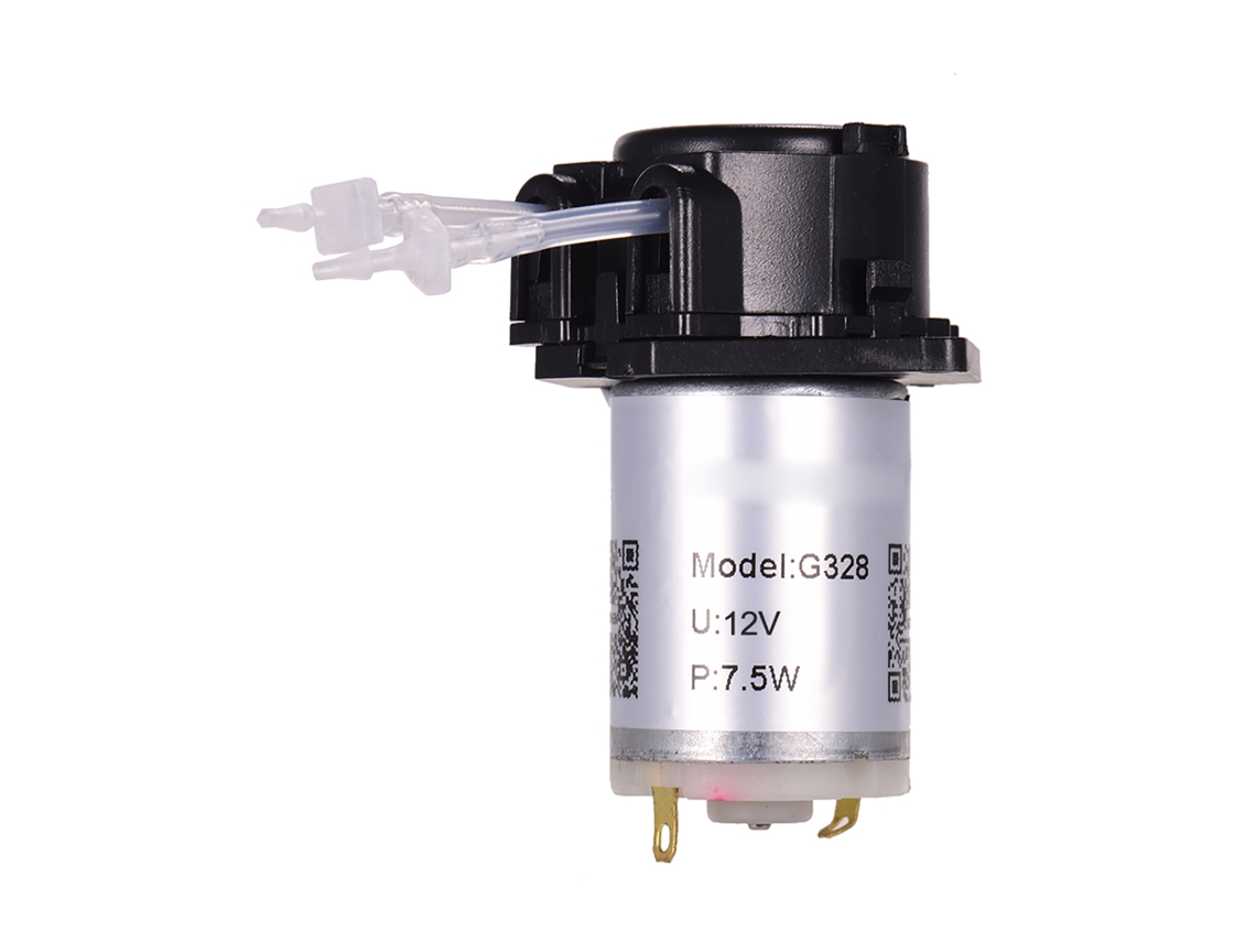 Bomba peristáltica 12V de dosagem autoaspirante com cabeça sem parafuso para aquário, laboratório, análise química