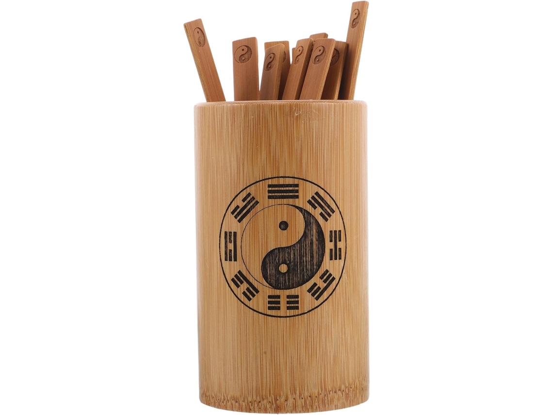 I Ching Chinês Sorte Varetas, 1 Conjunto de Bambu