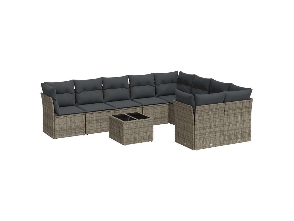 Garden Sofa Set, Garden Sofa Sets Vidaxl Cinzeto Rattan / Vime (n/a)