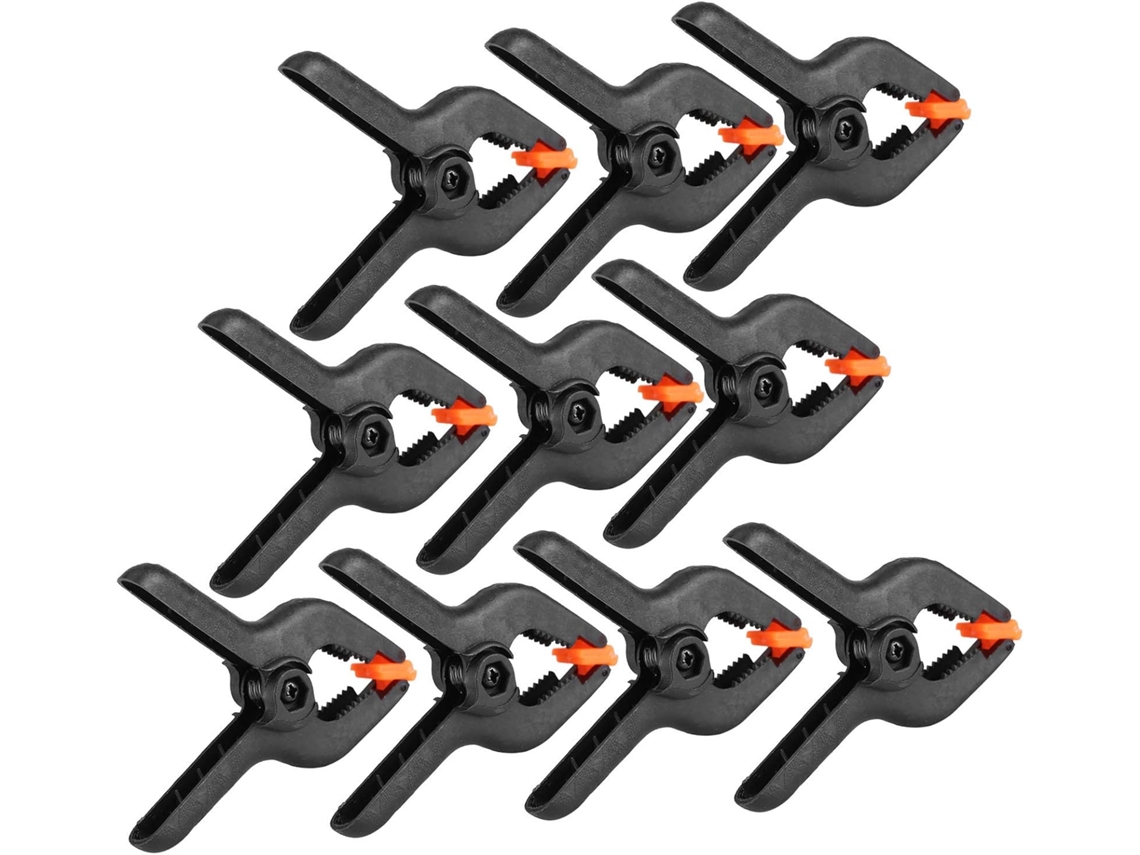 Grampos De Artesanato, 10 Peças, 7,6 Cm (3 Polegadas), Um Tipo, Pretos