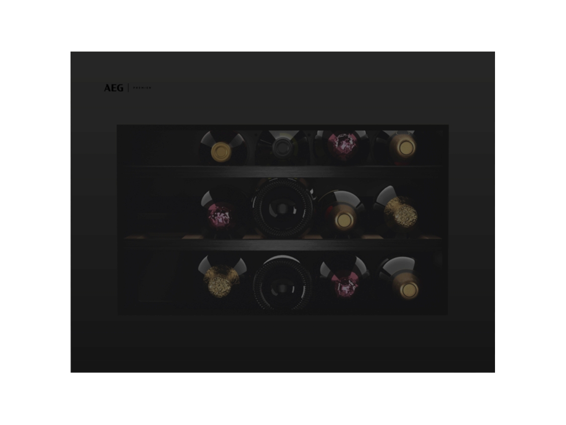 Cave de Vinho Encastre AEG CW6000T (20 Garrafas - Preto)