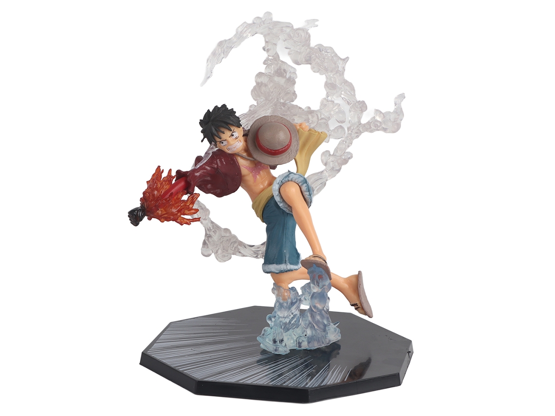 Primerox boneco de Ação Luffy Punho de Fogo Ornament Anime Modelo Decorativo Colecionável 17cm Pvc