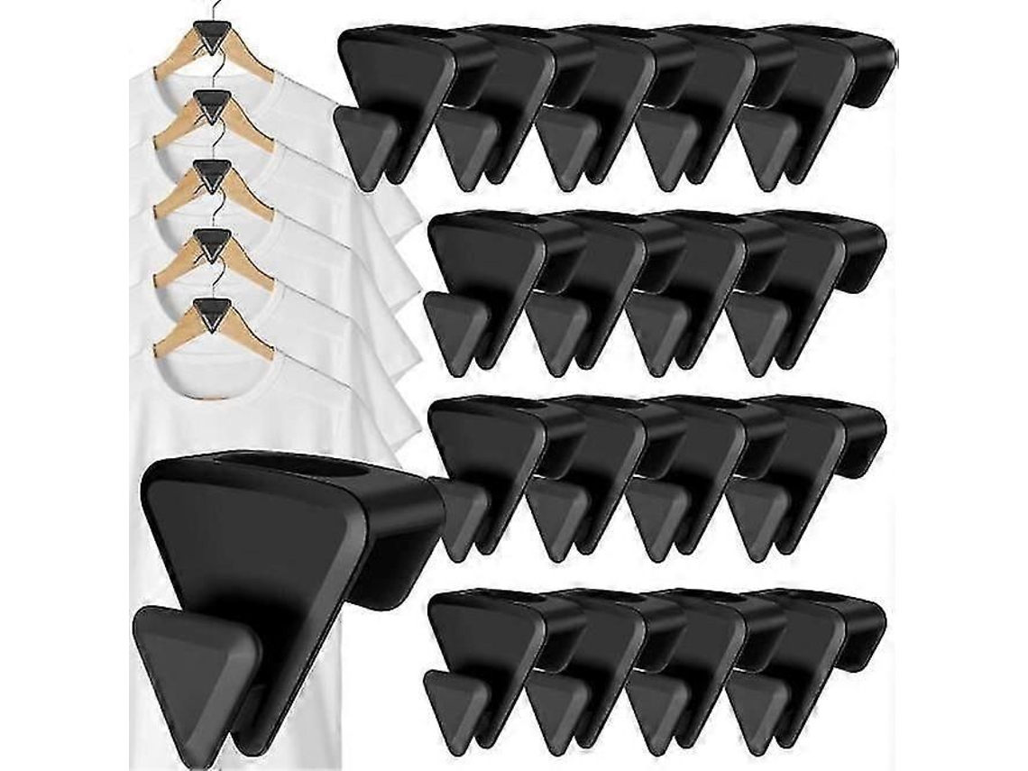 Pacote Com 18 Ganchos Premium Para Otimizar O Espaço Do Armário, Design Triangular Compacto.-zscy