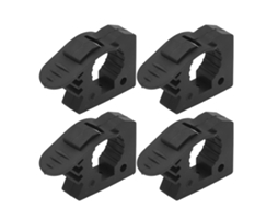 Soporte De Pala Para Teto 4 Peças, Abraçadeira De Borracha 30-40mm, Capacidade De Carga 11kg, Resistente Para Carro E Caminhão