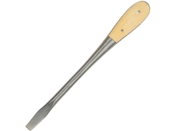 Chave De Fenda Longa Cabeça Chata, 20 Cm Com Cabo Madeira, Para