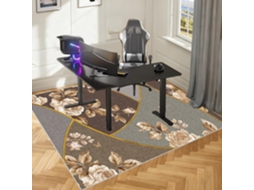 Tapete Cadeira Protetor Piso Antiderrapante 70 X 100 Cm Carpete Laminado Parquet Escritório,