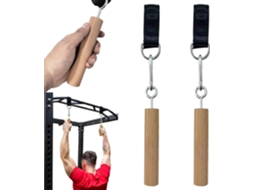 Barra de Exercícios com Bola Acessório Treino Pegas Escalada Versáteis e Portáteis S/MARCA