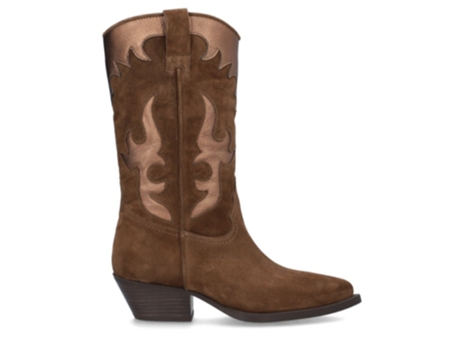 Botas de Mulher ALPE Cowboy Castanho (39)