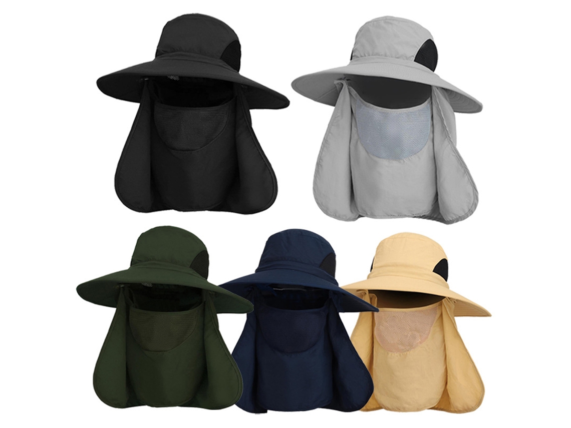 Chapéu Uv Proteção Outdoor com Capa Face e Pescoço
